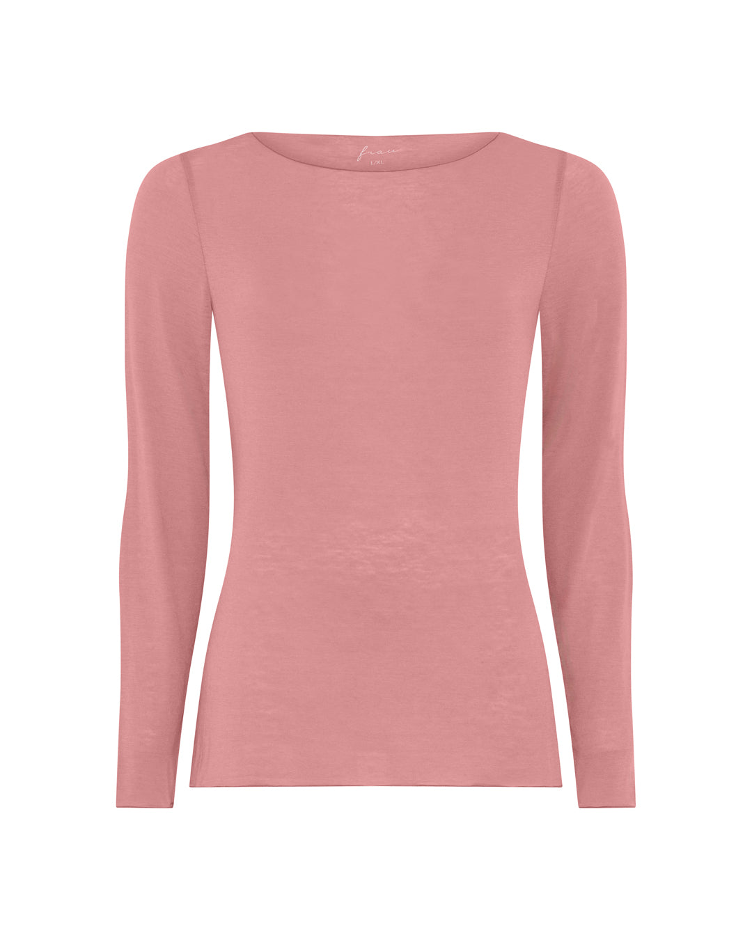 FRAU Lima cashmere ls boatneck top Top Ash Rose