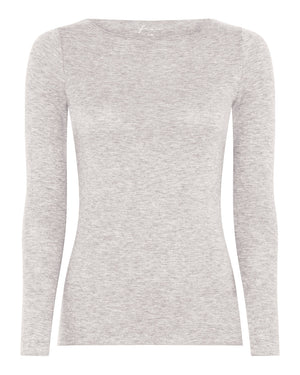FRAU Lima cashmere top Top Lt Beige Melange