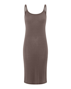 FRAU Linz cashmere strop kjole Dress Coffee Quartz