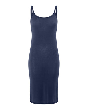 FRAU Linz cashmere strop kjole Dress Dark Navy