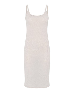 FRAU Linz cashmere strop kjole Dress Lt Beige Melange