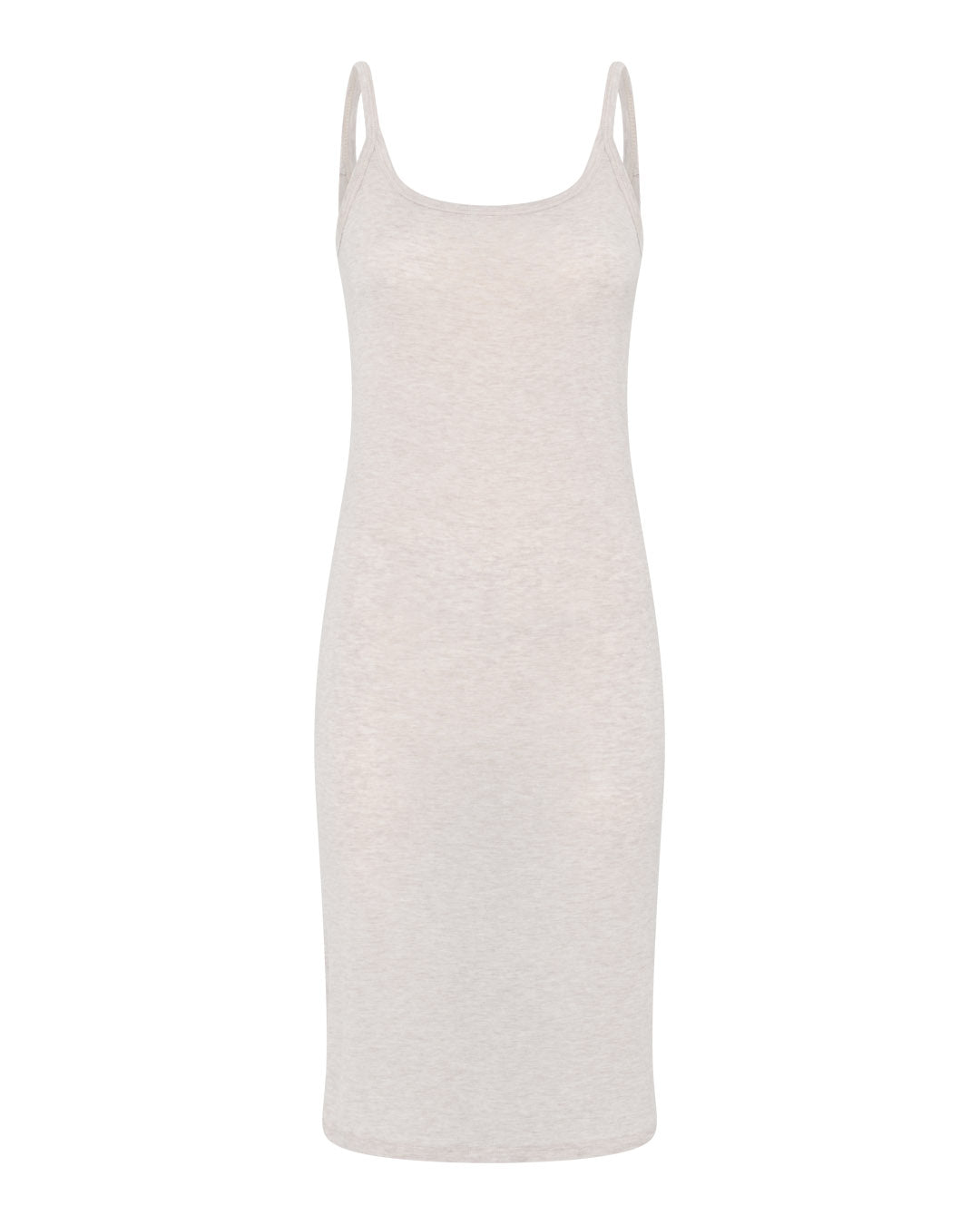 FRAU Linz cashmere strop kjole Dress Lt Beige Melange