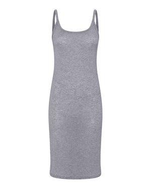 FRAU Linz cashmere strop kjole Dress Medium grey melange