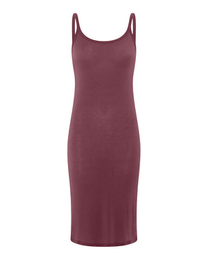 FRAU Linz cashmere strop kjole Dress Red Mahogany