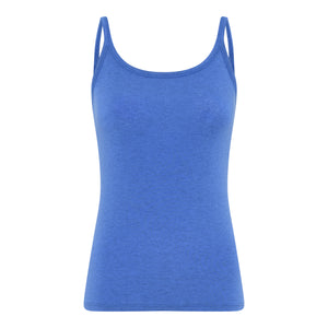 FRAU Linz cashmere strop top Top Amparo Blue