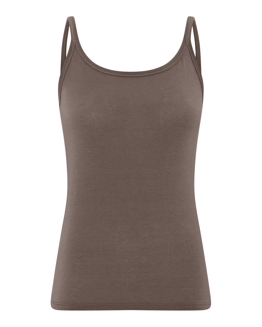 FRAU Linz cashmere strop top Top Coffee Quartz