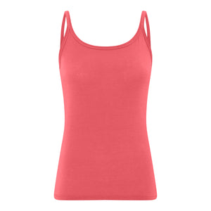 FRAU Linz cashmere strop top Top Garnet Rose