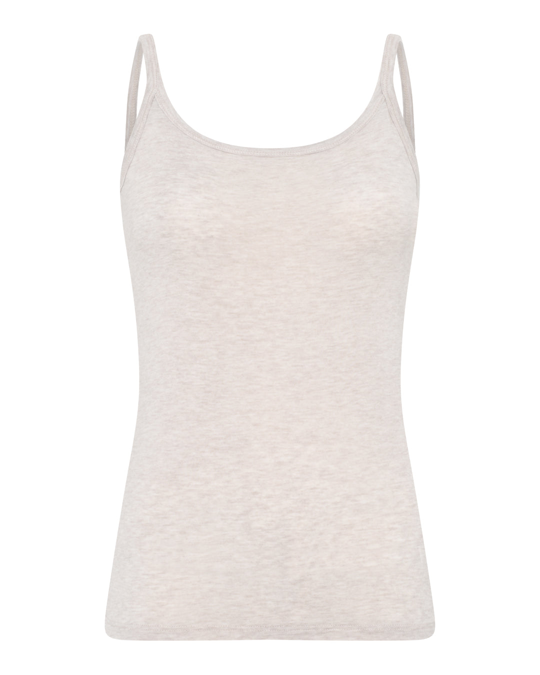 FRAU Linz cashmere strop top Top Lt Beige Melange