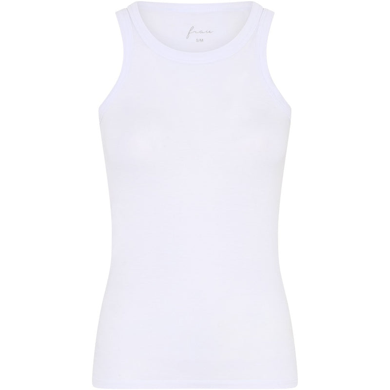 FRAU Lucca cashmere tank top Top Bright White