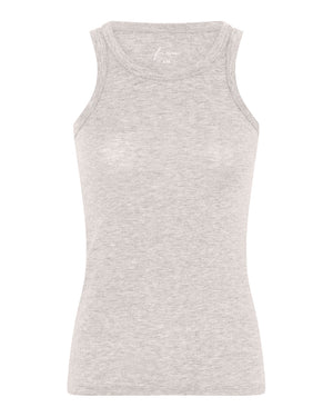 FRAU Lucca cashmere tank top Top Lt Beige Melange