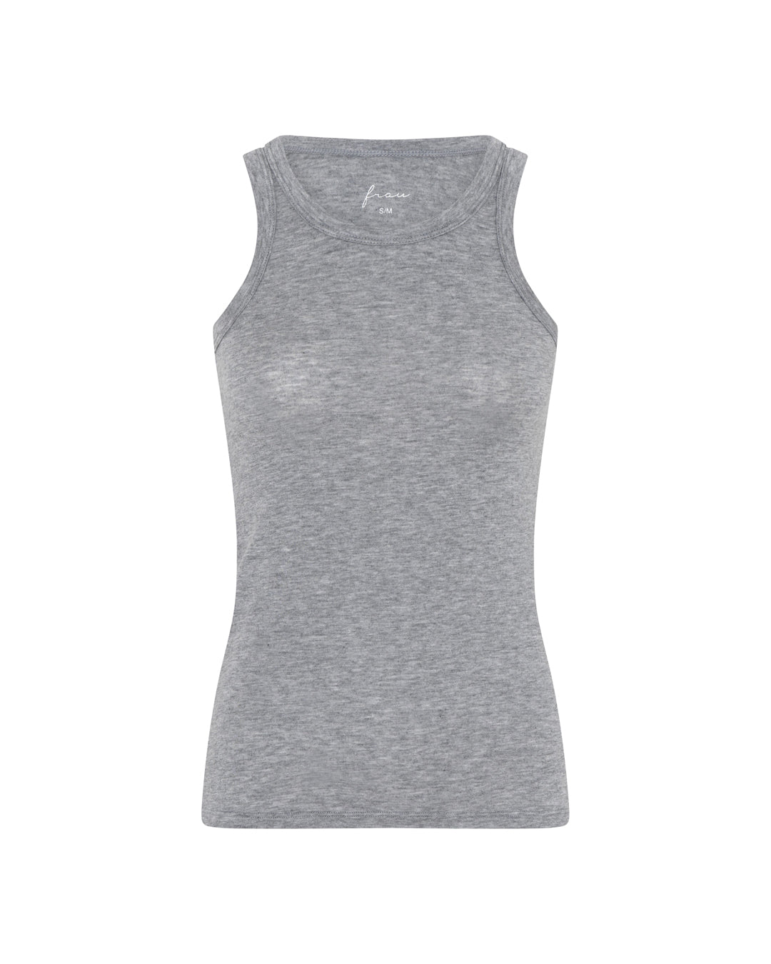 FRAU Lucca cashmere tank top Top Medium grey melange