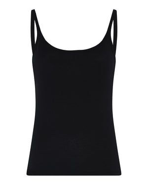 FRAU Linz cashmere strop top Top Black