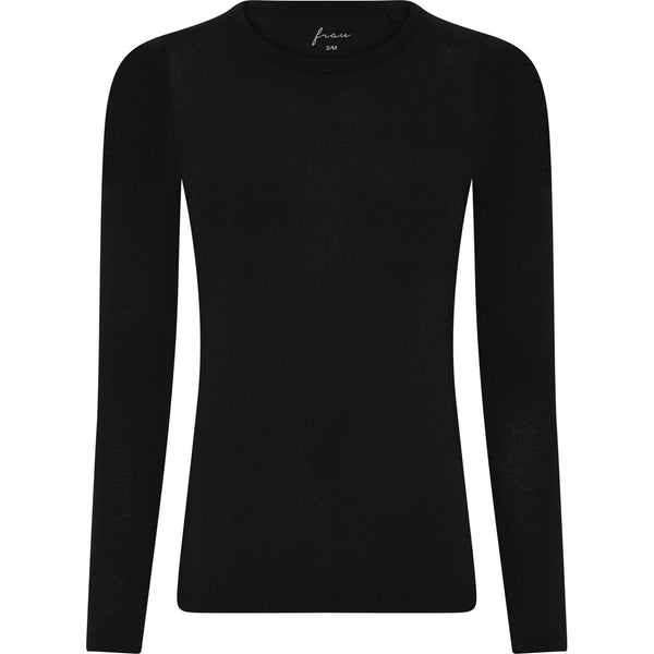 FRAU Lucca cashmere top Top Black