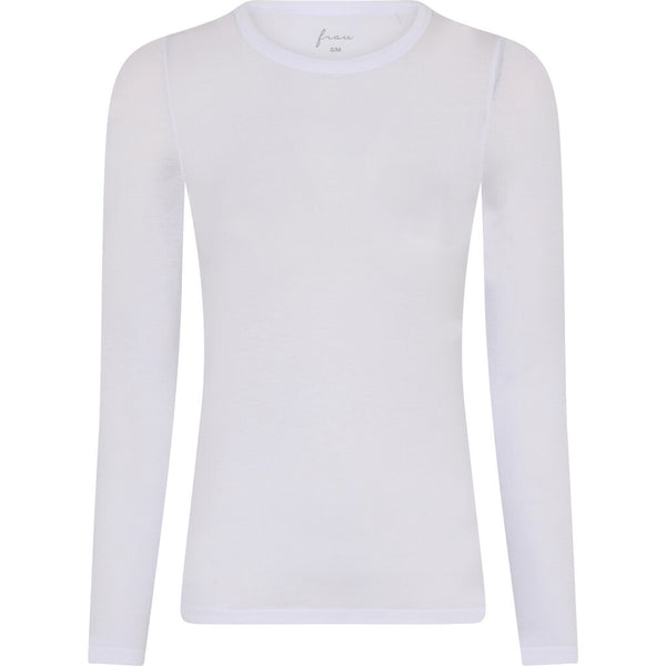 FRAU Lucca cashmere top Top Bright White