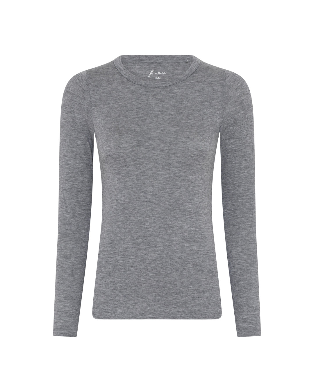 FRAU Lucca cashmere top Top Medium grey melange