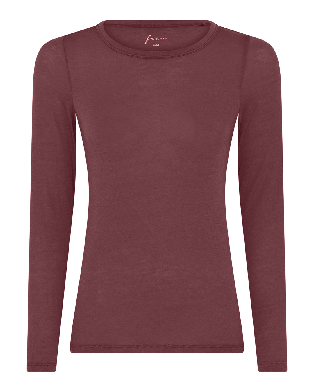 FRAU Lucca cashmere top Top Red Mahogany