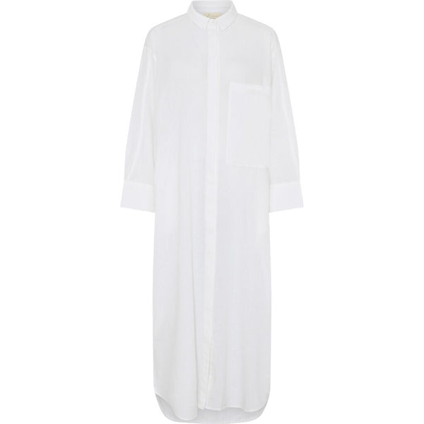 FRAU Lyon hør kjole Dress Bright White