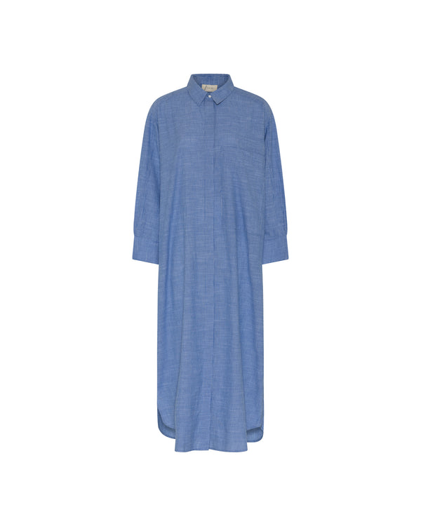 FRAU Lyon kjole Dress Medium Blue Stripe