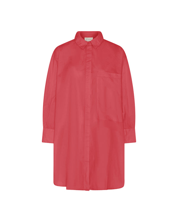 FRAU Lyon skjorte Long shirt Garnet Rose