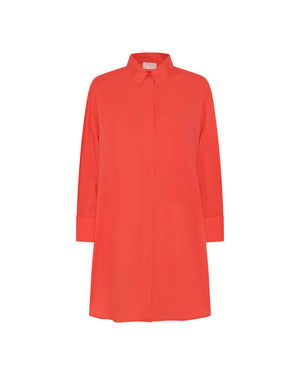 FRAU Lyon skjorte Long shirt Hot Coral