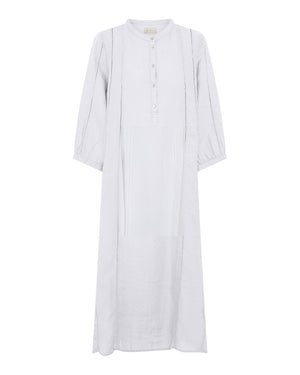 FRAU Madrid 100% hør kjole Dress Bright White