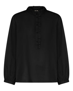 FRAU Madrid flæse skjorte Shirt Black