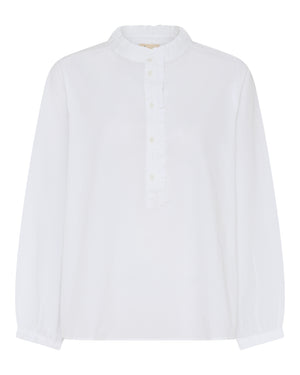 FRAU Madrid flæse skjorte Shirt Bright White