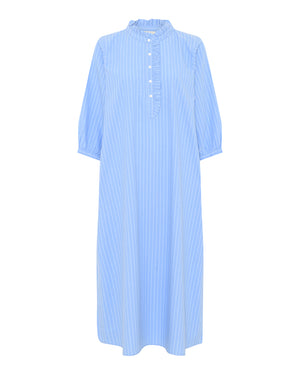 FRAU Madrid flæsekjole Dress Hydrangea stripe
