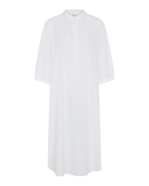 FRAU Madrid flæsekjole Dress Bright White