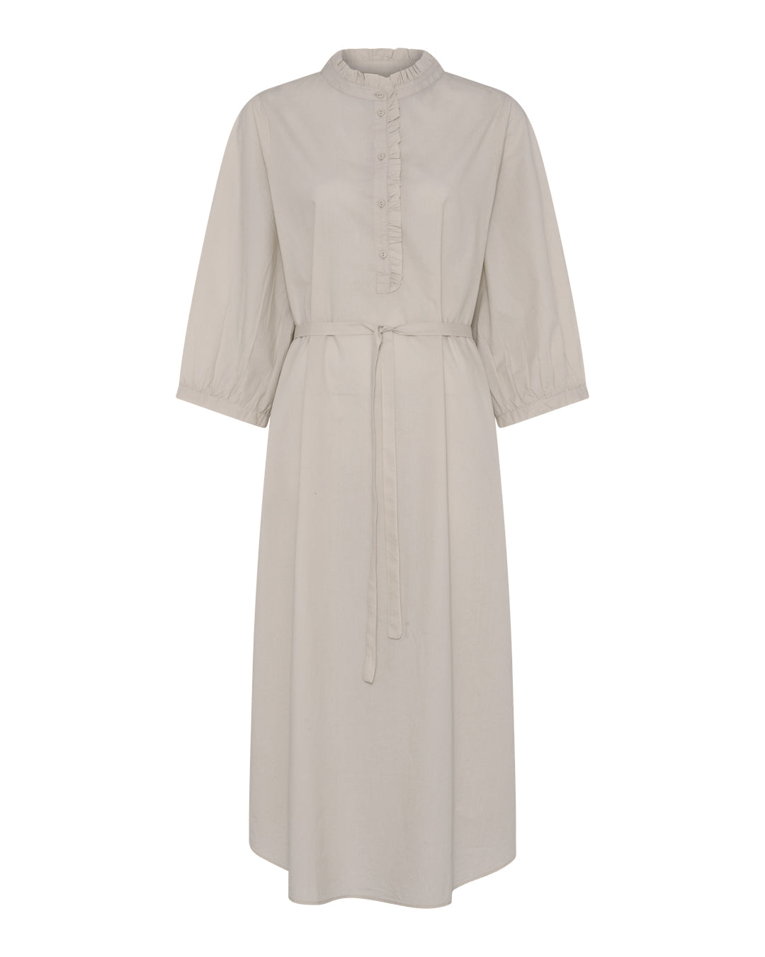 FRAU Madrid flæsekjole Dress Chateau Gray