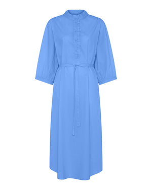FRAU Madrid flæsekjole Dress Granada Sky
