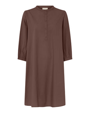 FRAU Madrid kort kjole Dress Coffee Quartz