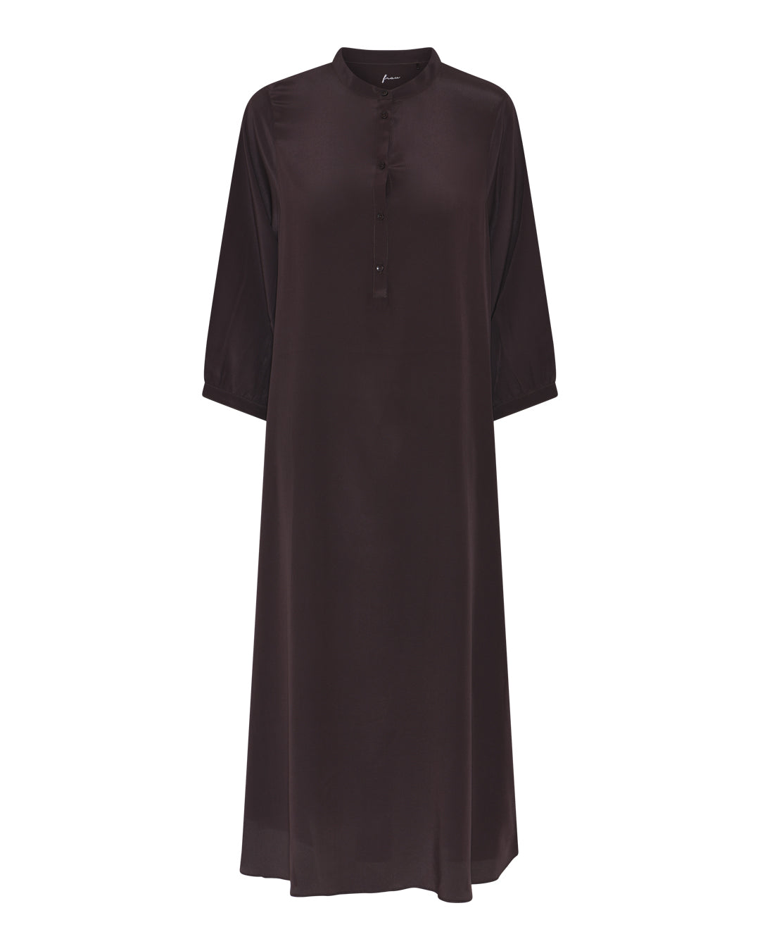 FRAU Madrid silk crepe dress Dress Chocolate Torte