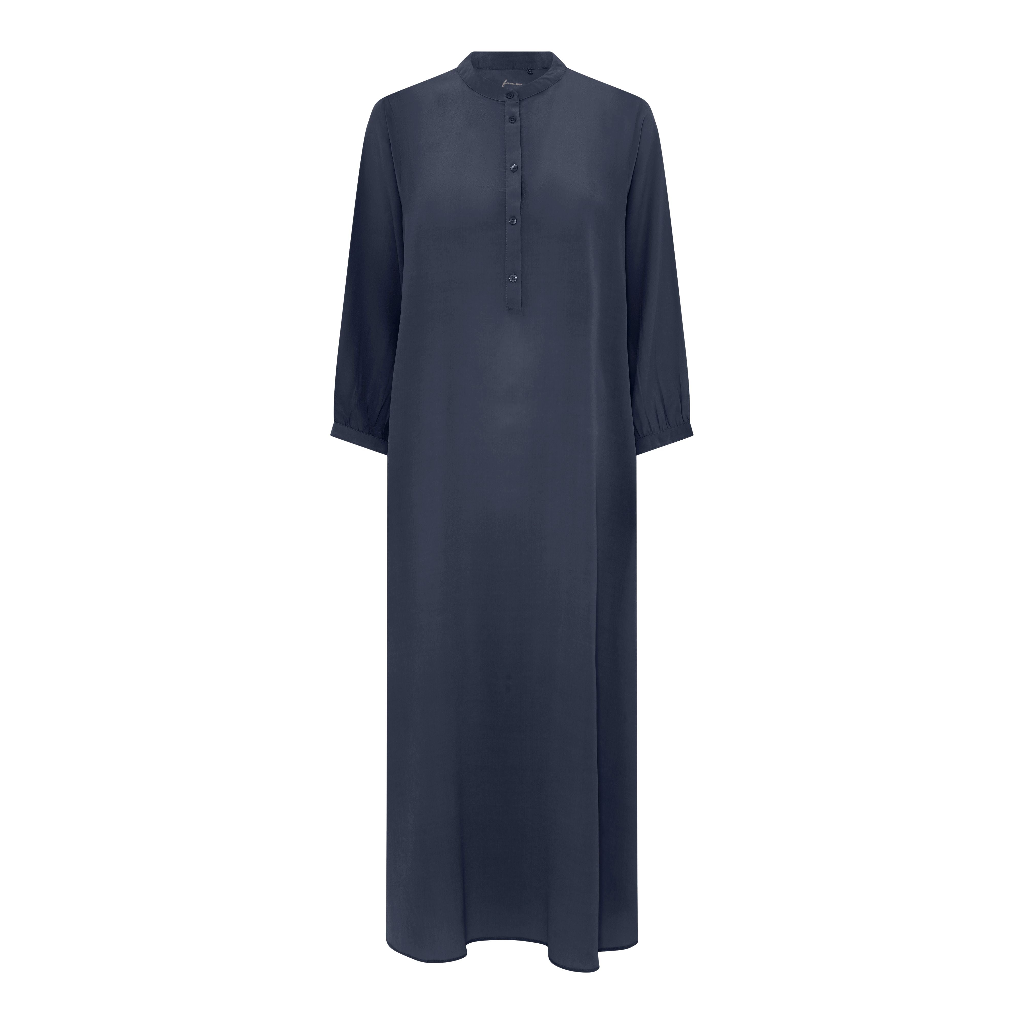 FRAU Madrid silk crepe dress Dress Navy Blazer