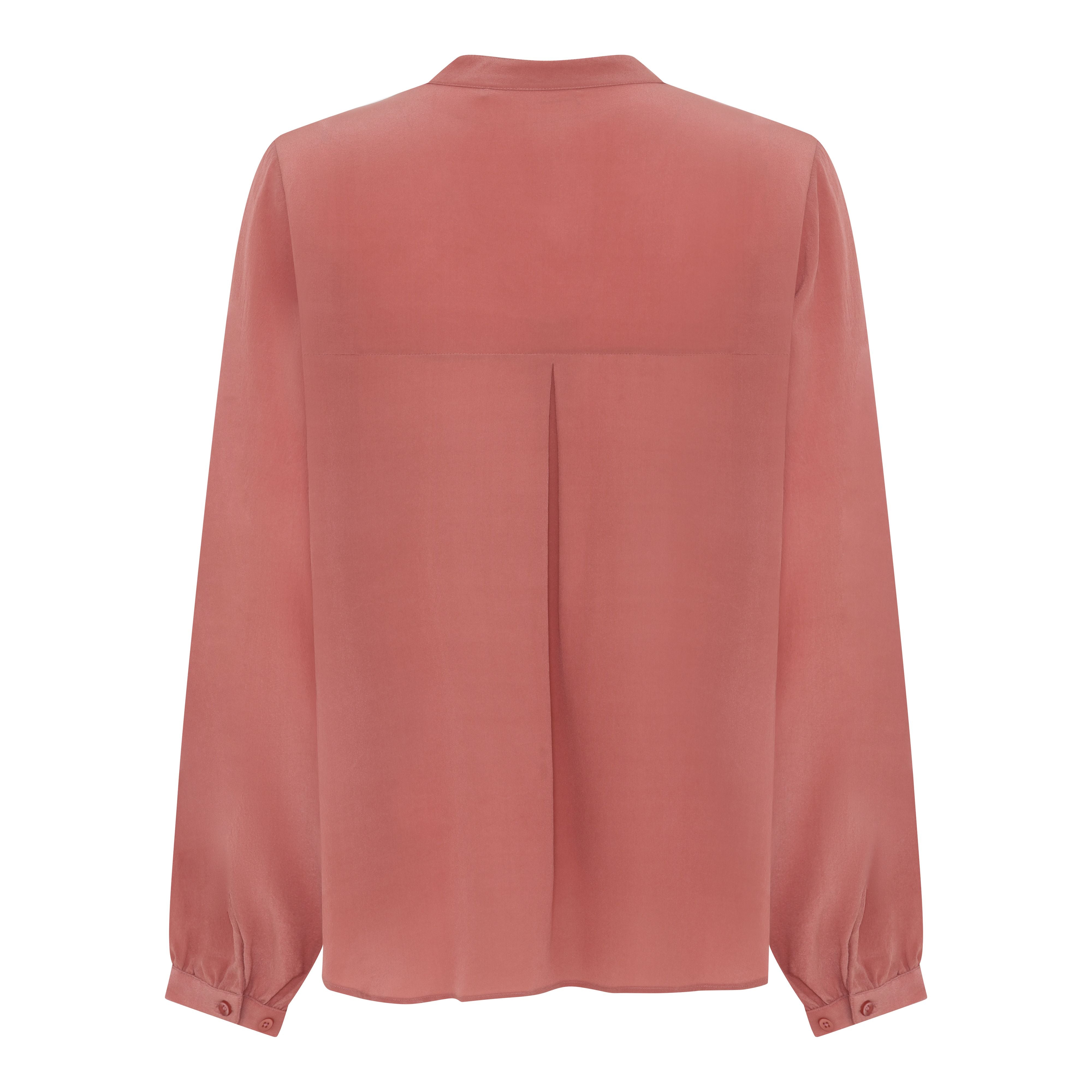 FRAU Madrid silk crepe shirt Shirt Canyon Rose