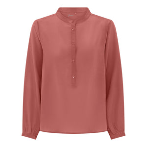 FRAU Madrid silk crepe shirt Shirt Canyon Rose