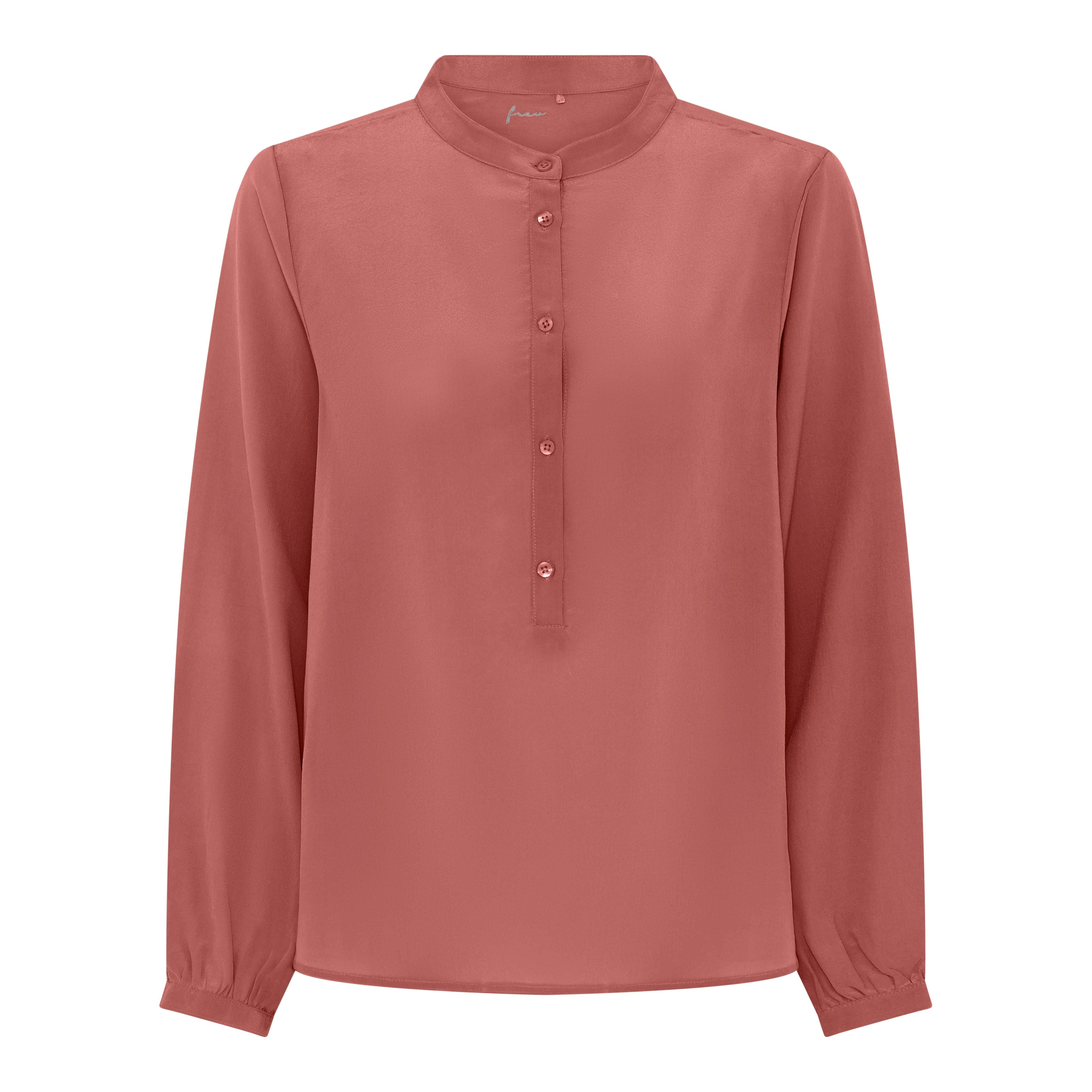 FRAU Madrid silk crepe shirt Shirt Canyon Rose