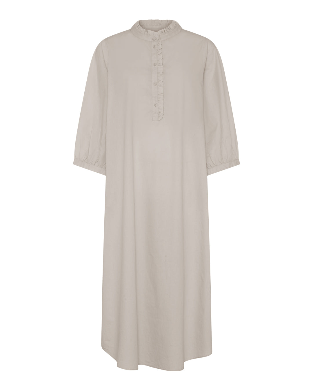 FRAU Madrid flæsekjole Dress Chateau Gray