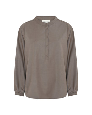 FRAU Madrid uld skjorte Shirt Walnut