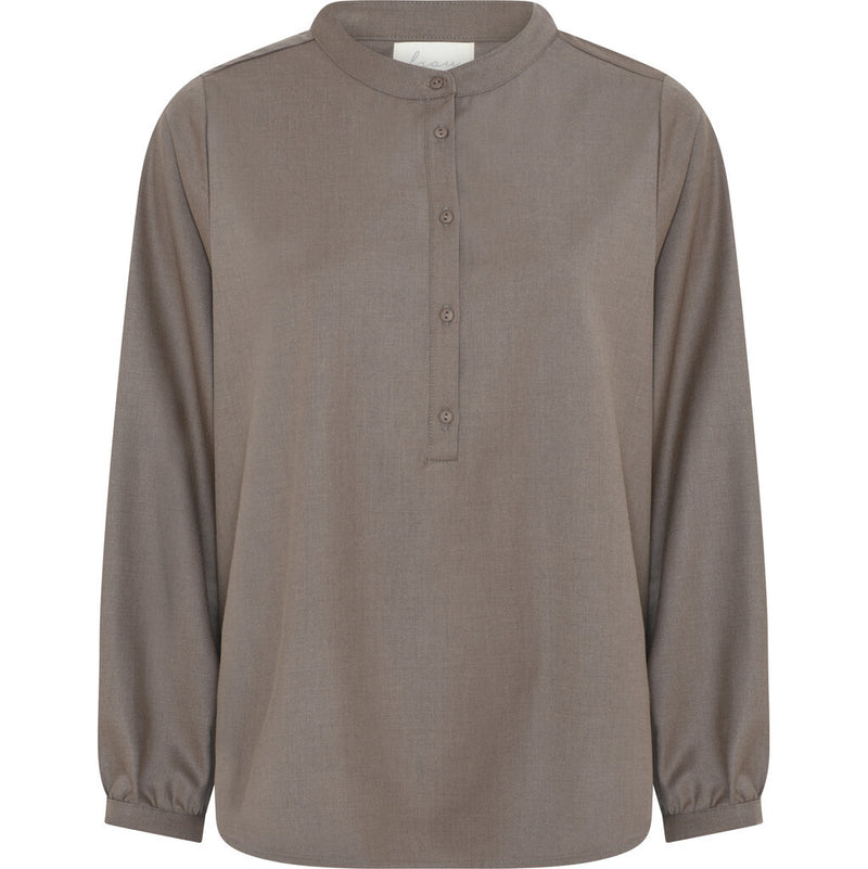 FRAU Madrid uld skjorte Shirt Walnut