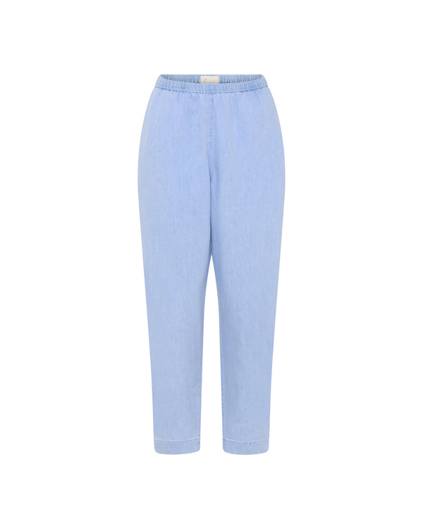 FRAU Manila ankel bukser Pant Light blue denim