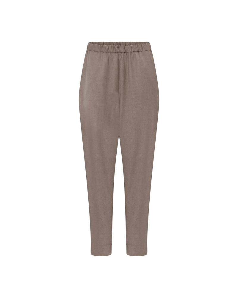 FRAU Manila uld ankelbukser Pant Walnut