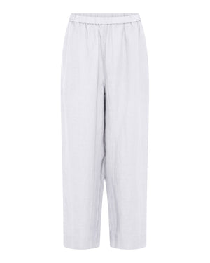 FRAU Melbourne 100% hør ankel bukser Pant Bright White