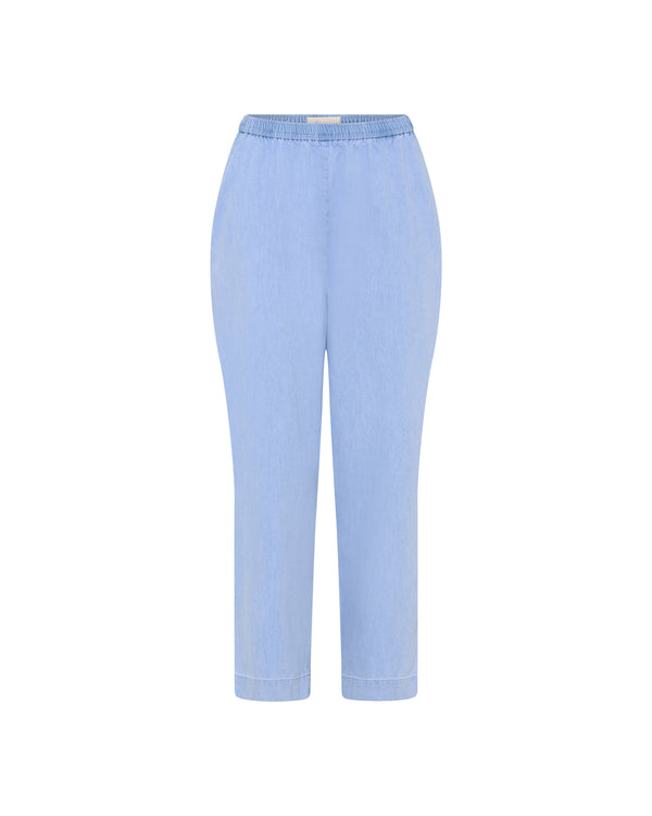 FRAU Melbourne ankel bukser Pant Light blue denim