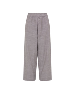 FRAU Melbourne ankelbukser Pant Coffee Quartz Stripe