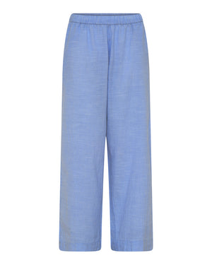 FRAU Melbourne bukser lang Pant Medium Blue Stripe