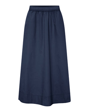 FRAU Melbourne lang nederdel Skirt India Ink