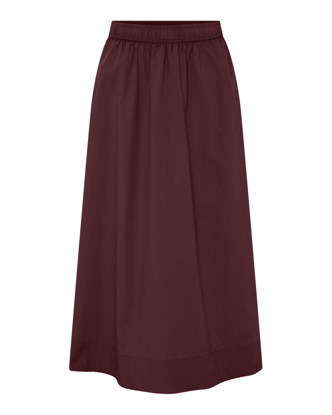 FRAU Melbourne lang nederdel Skirt Red Mahogany