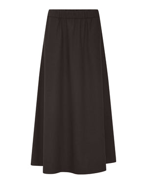 FRAU Melbourne light uld ankel nederdel Skirt Chocolate Torte
