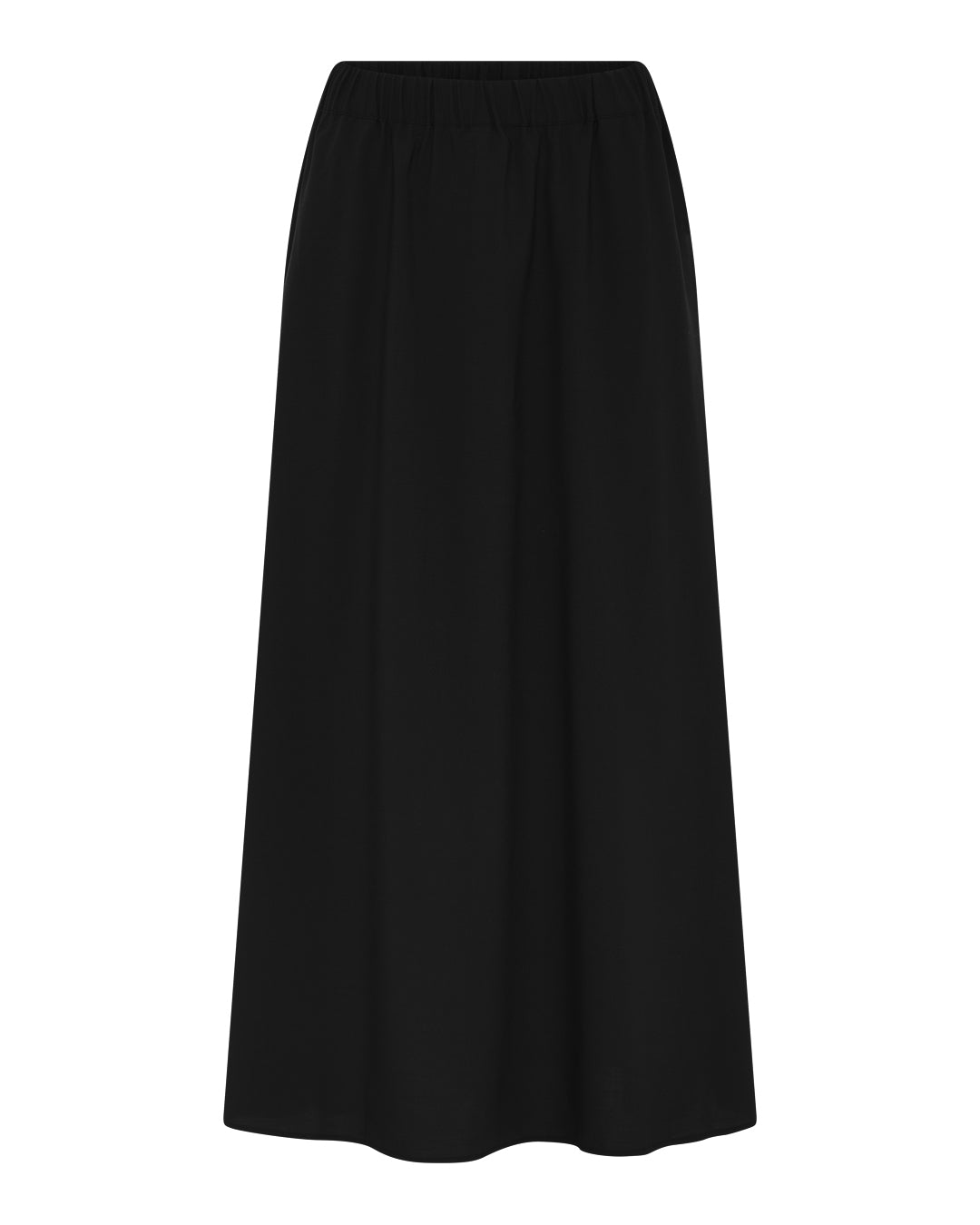 FRAU Melbourne light uld nederdel lang Skirt Black